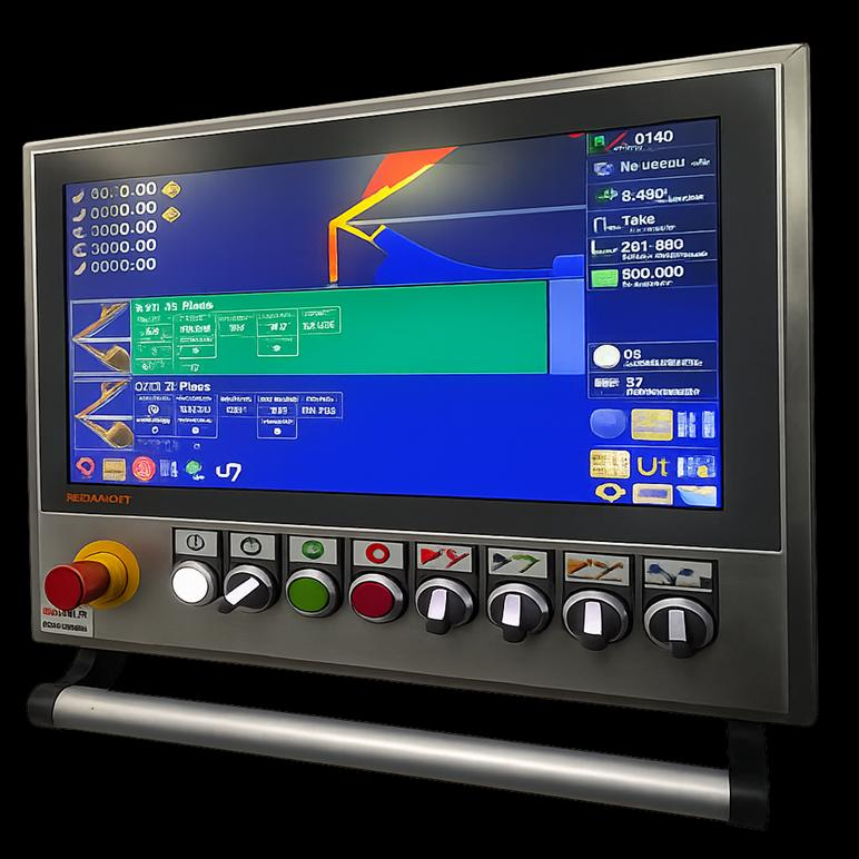 Écran tactile de la commande numérique CNC 01V ON.ING