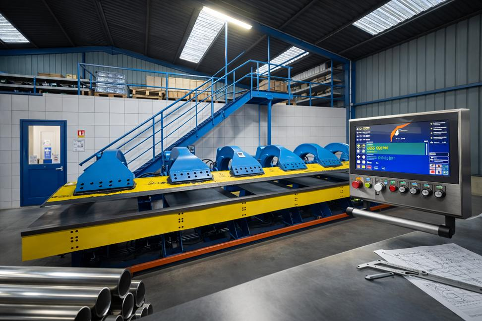 Presse plieuse rétrofitée avec la commande numérique CNC 01V ON.ING